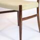 Chaise de salle à manger - Palissandre - Tissu en laine légère - N.O. Møller - Années 1960