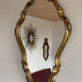 Baroque gilded wood mirror 60x40cm