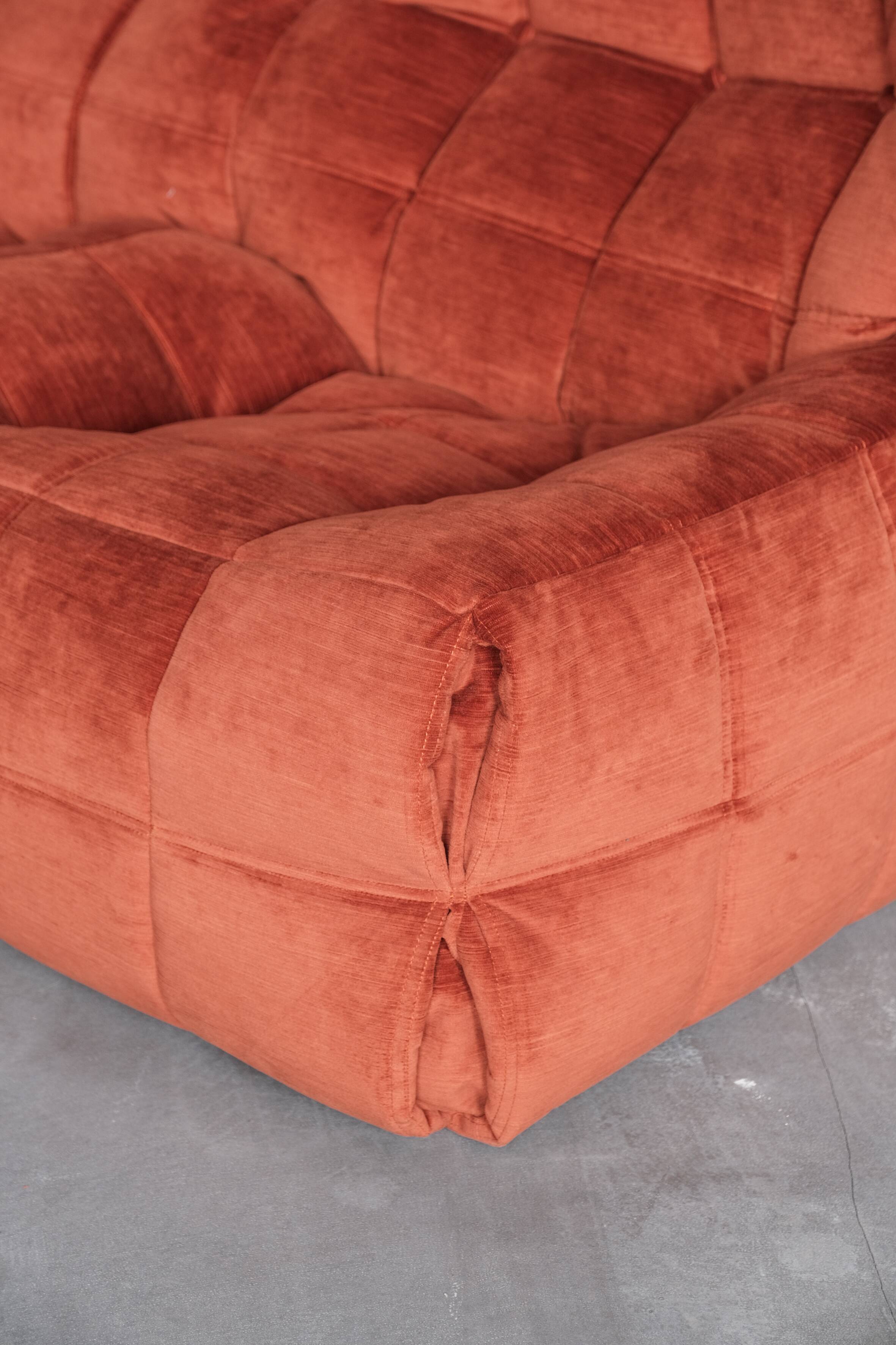 Kashima 2-seater, by Michel Ducaroy for Ligne Roset, 1980s