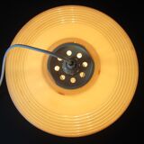 1960s  original vintage hanging / pendant two colour spaghetti lamp designed by Yasha Heifetz for Rotaflex