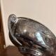 Antique Oval Basket Bowl Neo-Renaissance Silver-Plated Metal 19th Century