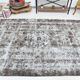 Turkish vintage large living room rug 313x188cm