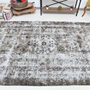 Turkish vintage large living room rug 313x188cm