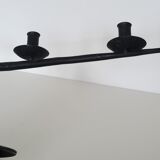 Brutalist candlestick candlestick with 4 metal branches