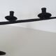 Brutalist candlestick candlestick with 4 metal branches