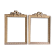 Frames (x2) XIX° - 35 / 51 cm / frame of 29.2 / 39.7 cm foliage 1 cm