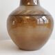 Vintage enameled stoneware vase 1960