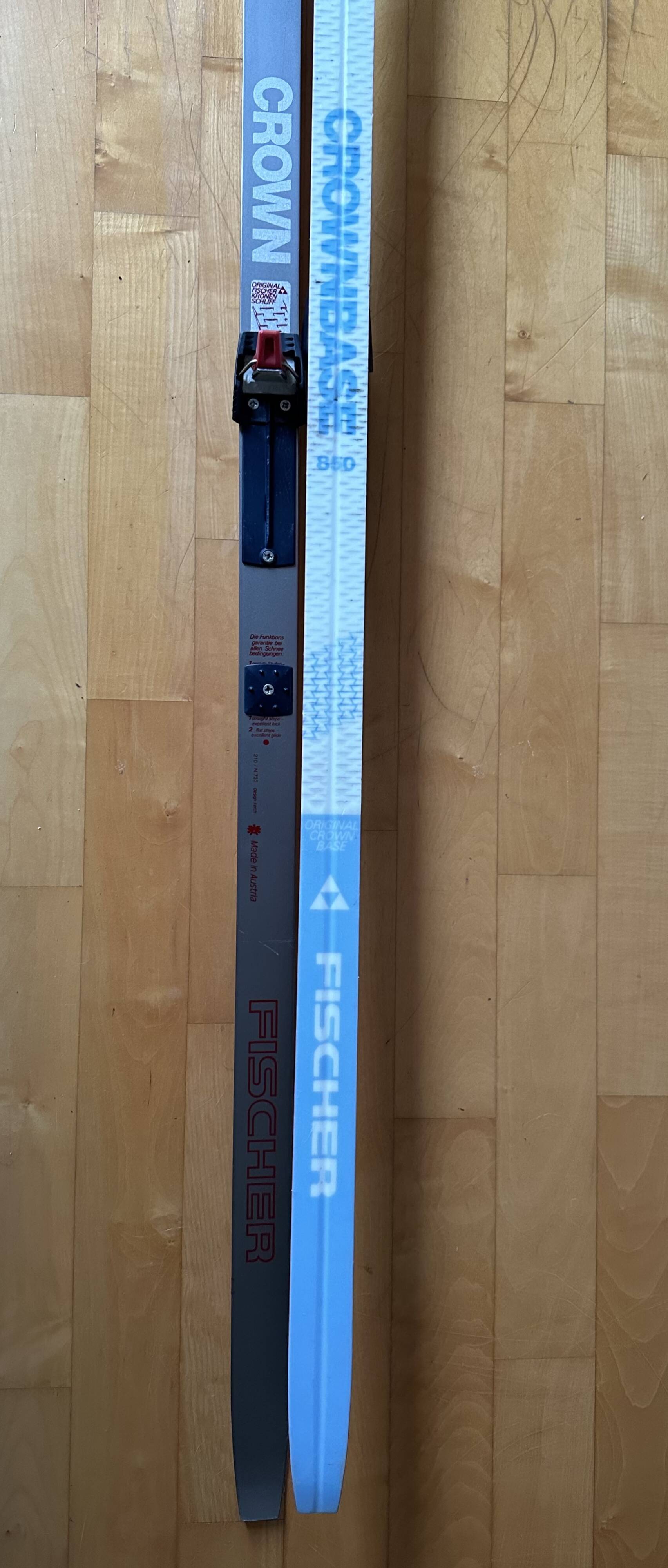 Pair of vintage cross-country skis