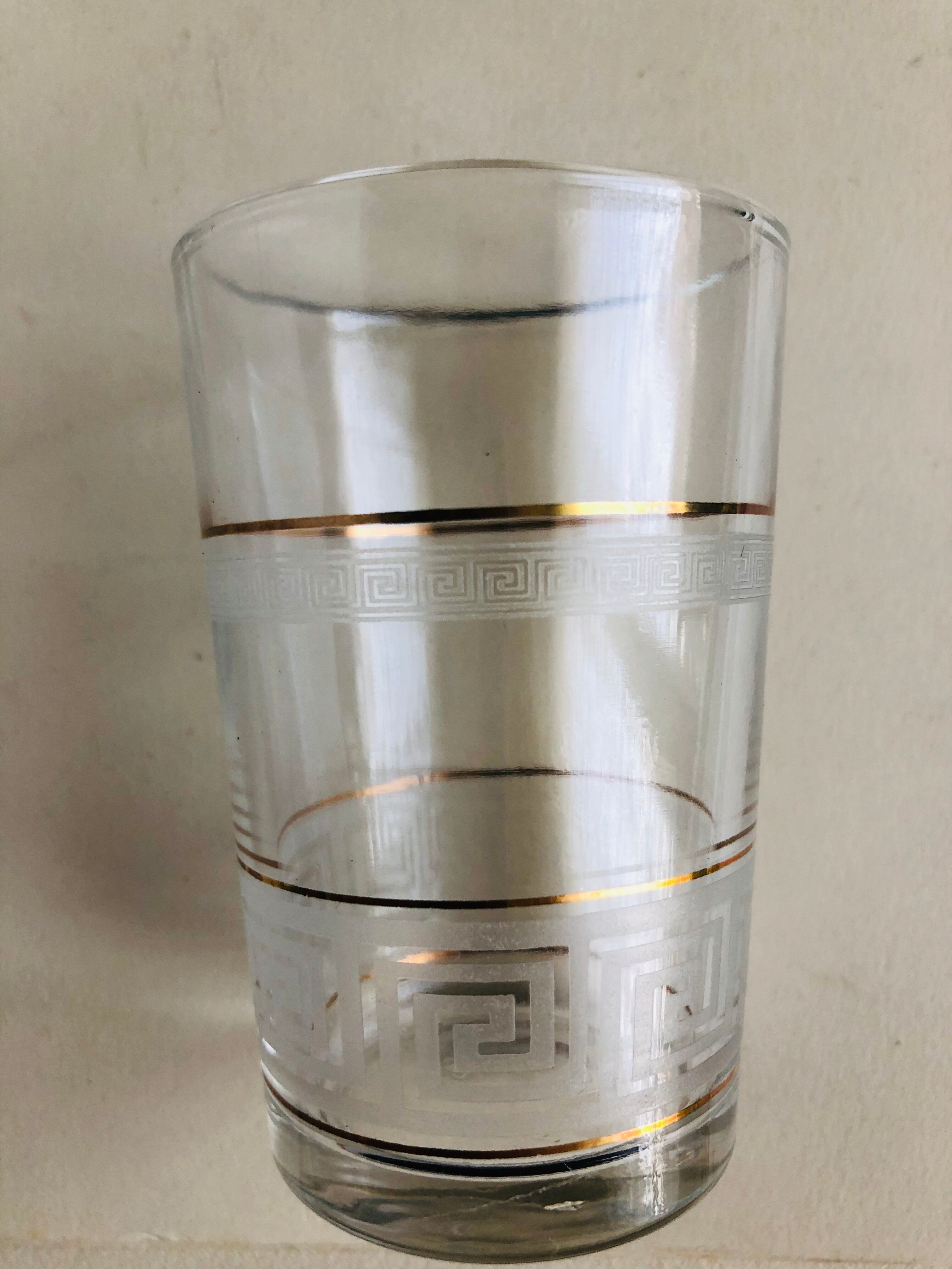 Set of 8 tea glasses