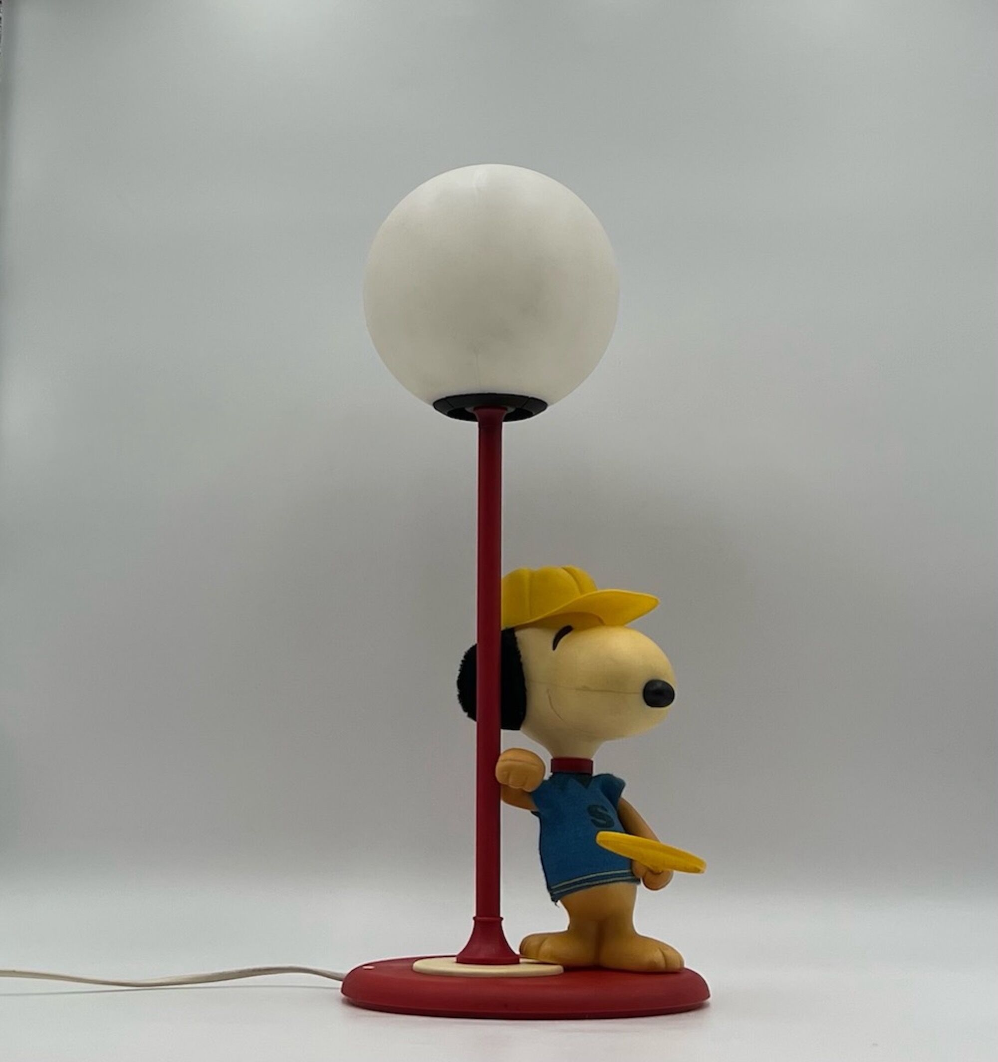 Lampe de table snoopy dog par Nuova Linea zero italie, 80s