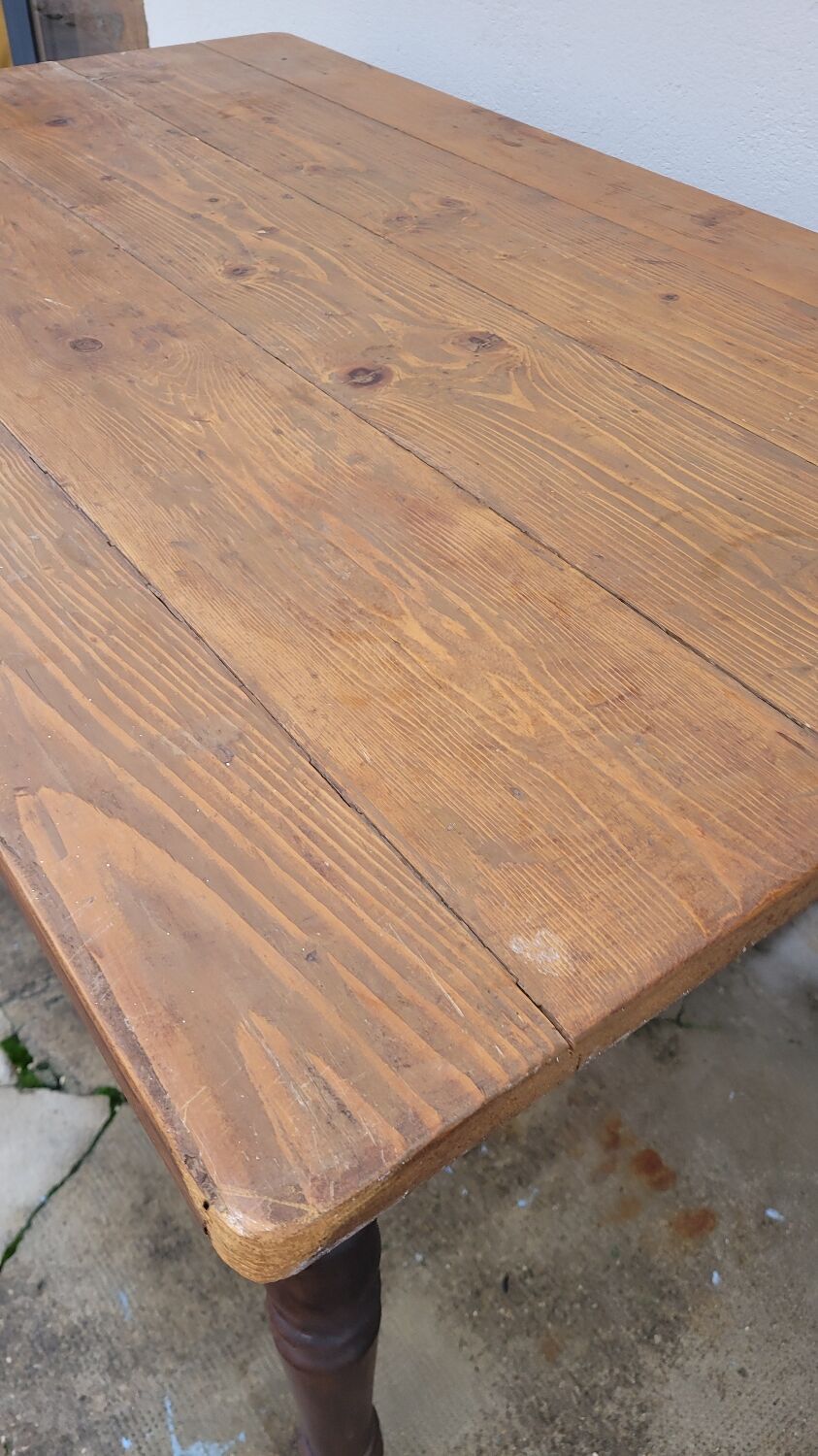 Antique Louis Philippe style farmhouse bistro table