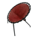 Vintage leather balloon chair, 1960s
