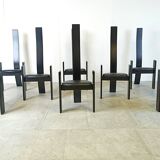 Golem chairs by Vico Magistretti, set of 8, 1970s
