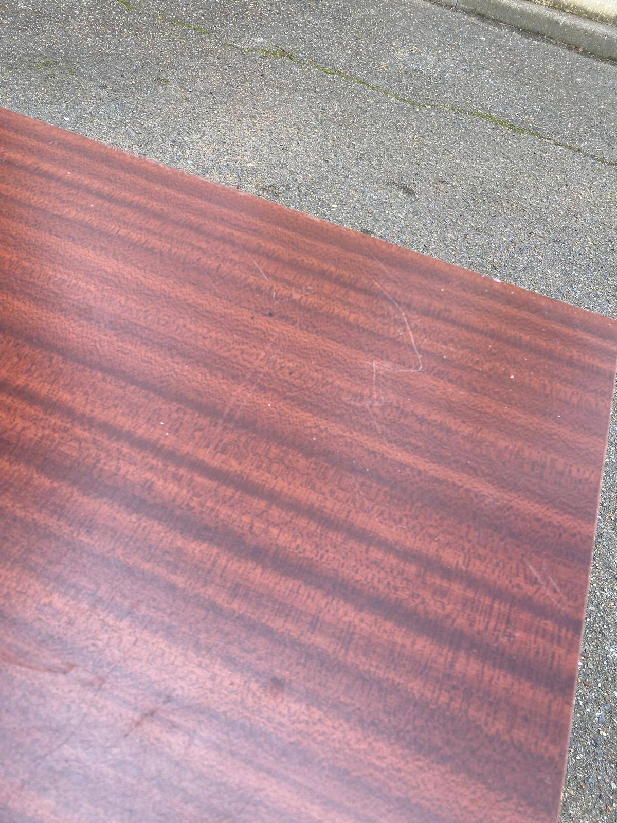 Vintage Scandinavian desk Gauthier boat 1980 in wood