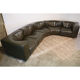 Modular vintage leather sofa by Tito Agnoli for Mobilier International 1970