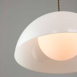 Italian Space Age Pendant in Brass and Acrylic Glass, 1970s