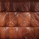 Lit de jour 'DS-80' en cuir patchwork cognac par De Sede, Suisse