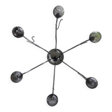 Ceiling light with glass paste globe