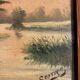 Old painting, orientalist landscape, signed George 20th century