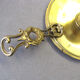 Old hand candle holder. Folk art.