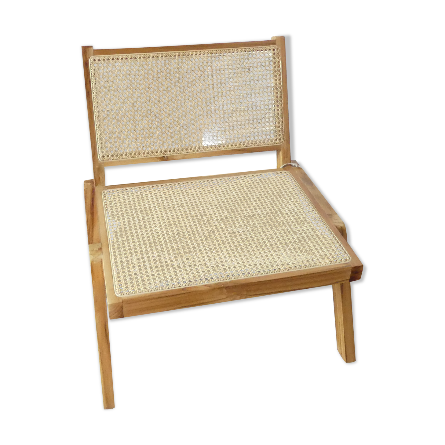 Canework armchair