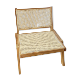 Canework armchair