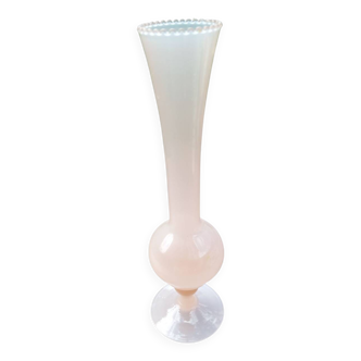Soliflore vintage en opaline