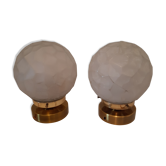 Pair of art deco table lamps.