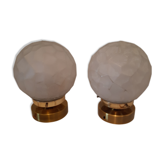 Pair of art deco table lamps.