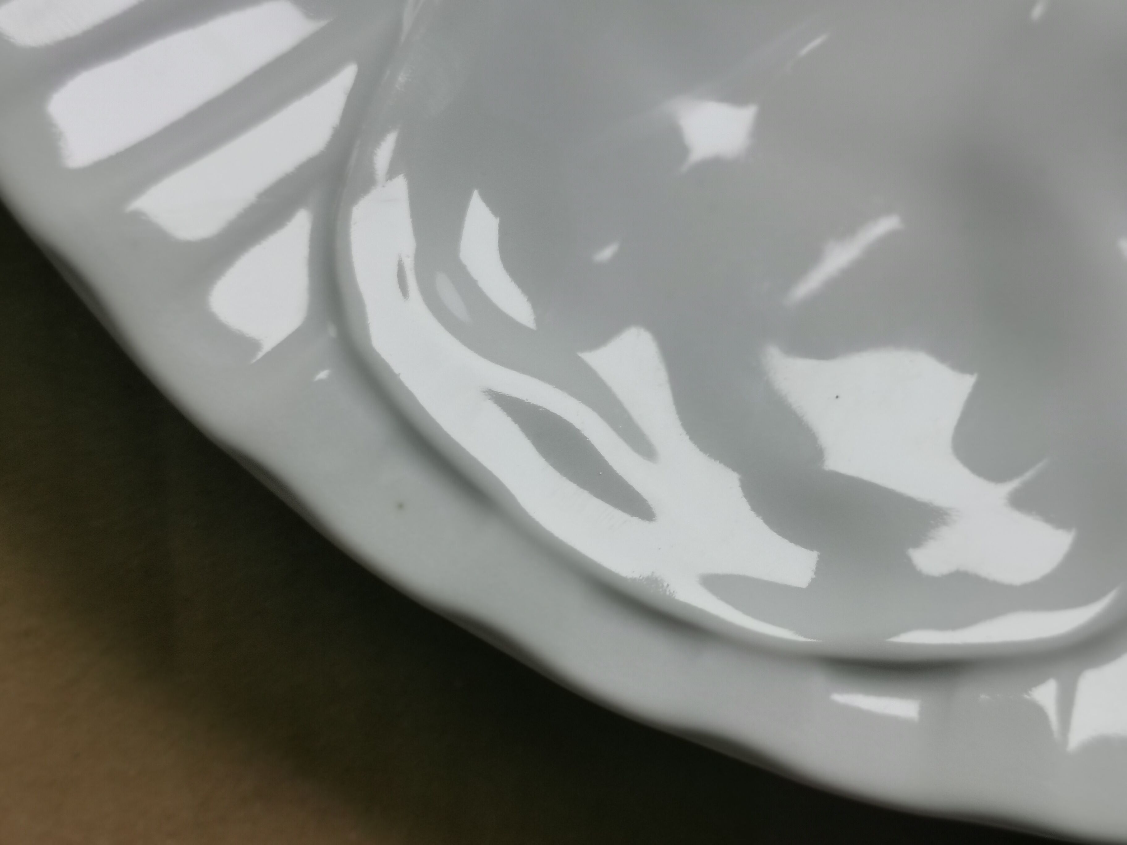 Ensemble de 6 assiettes Pillivuyt porcelaine blanche