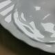 Ensemble de 6 assiettes Pillivuyt porcelaine blanche