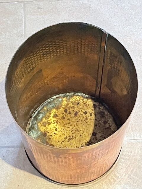 Copper umbrella door circa 1900/1920