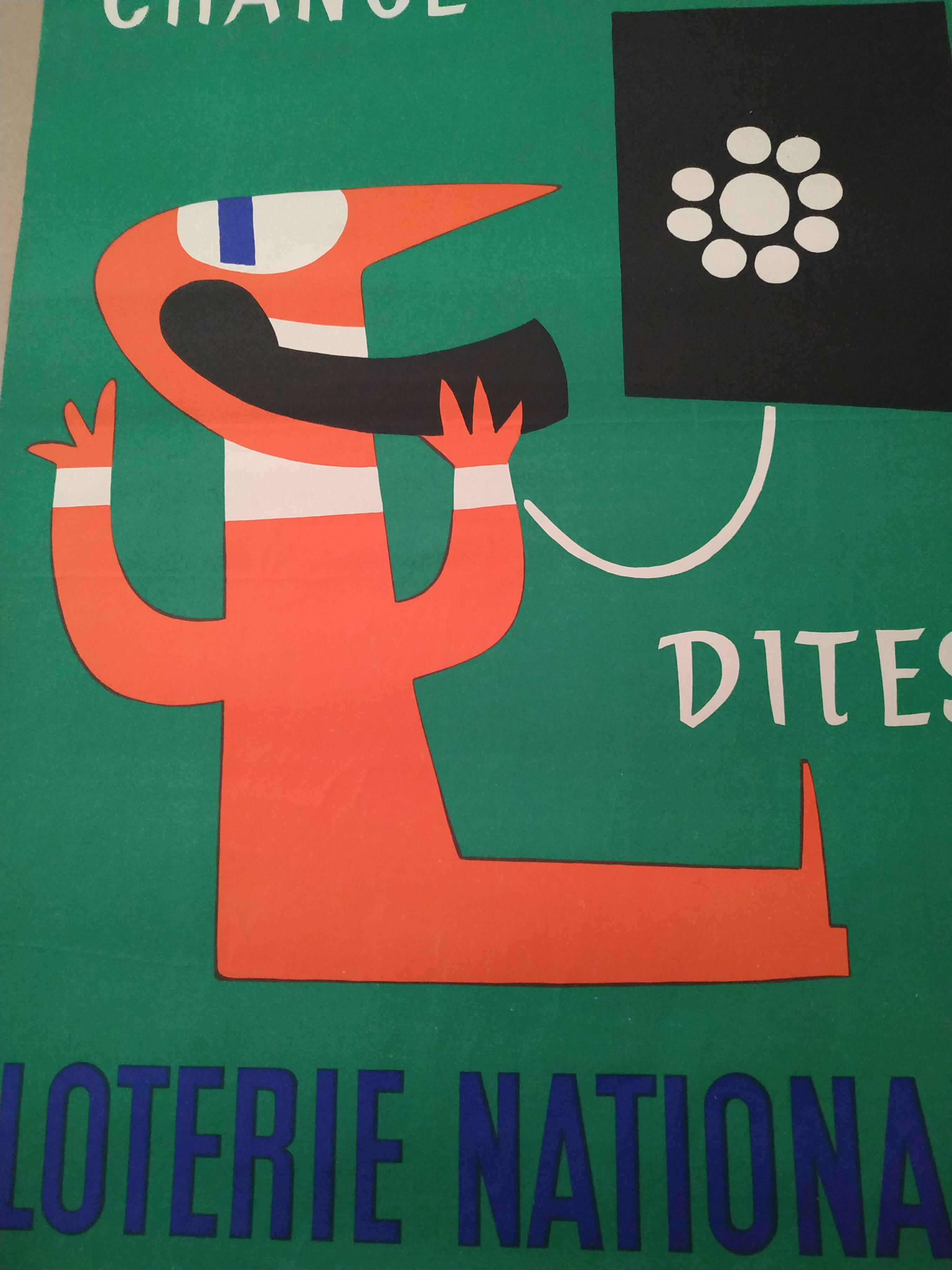 Former Grove National Lottery poster 1955