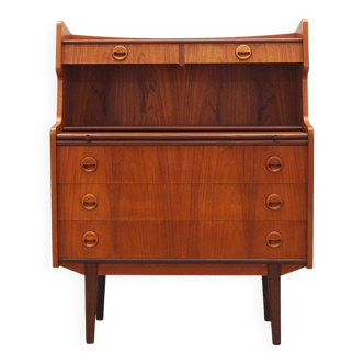 Teak secretary, Danish design, 1970s, production: Denmark