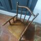 Old seat high chair baby late 19th century