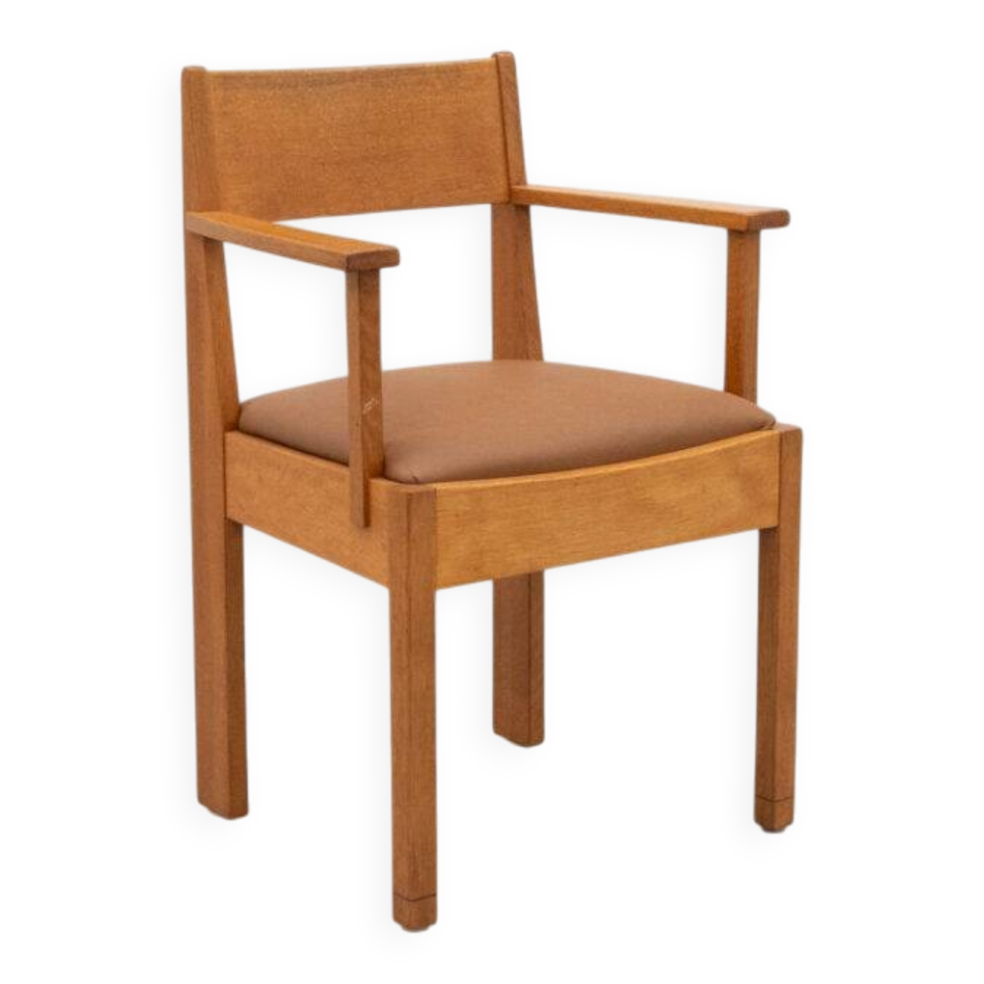 Leather Dutch Art Deco Chair