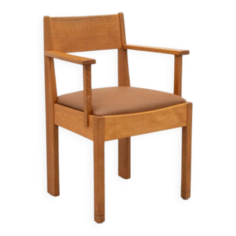 Leather Dutch Art Deco Chair