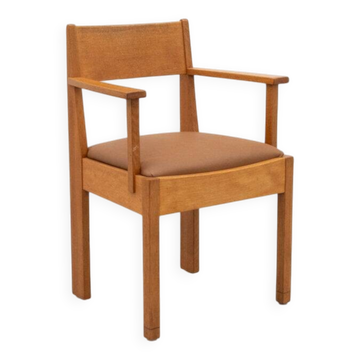 Leather Dutch Art Deco Chair