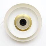 Golden vintage lamp, Denmark 1970s