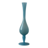 Vase opaline bleu