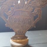 Metal lamp pushed back 1900