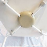 Chair Mod. 3207 Arne Jacobsen white leather