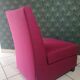Fauteuil et repose pied "pouf" Ligne Roset