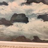 Oil on canvas by Marcel Bouyeron, circa 1940