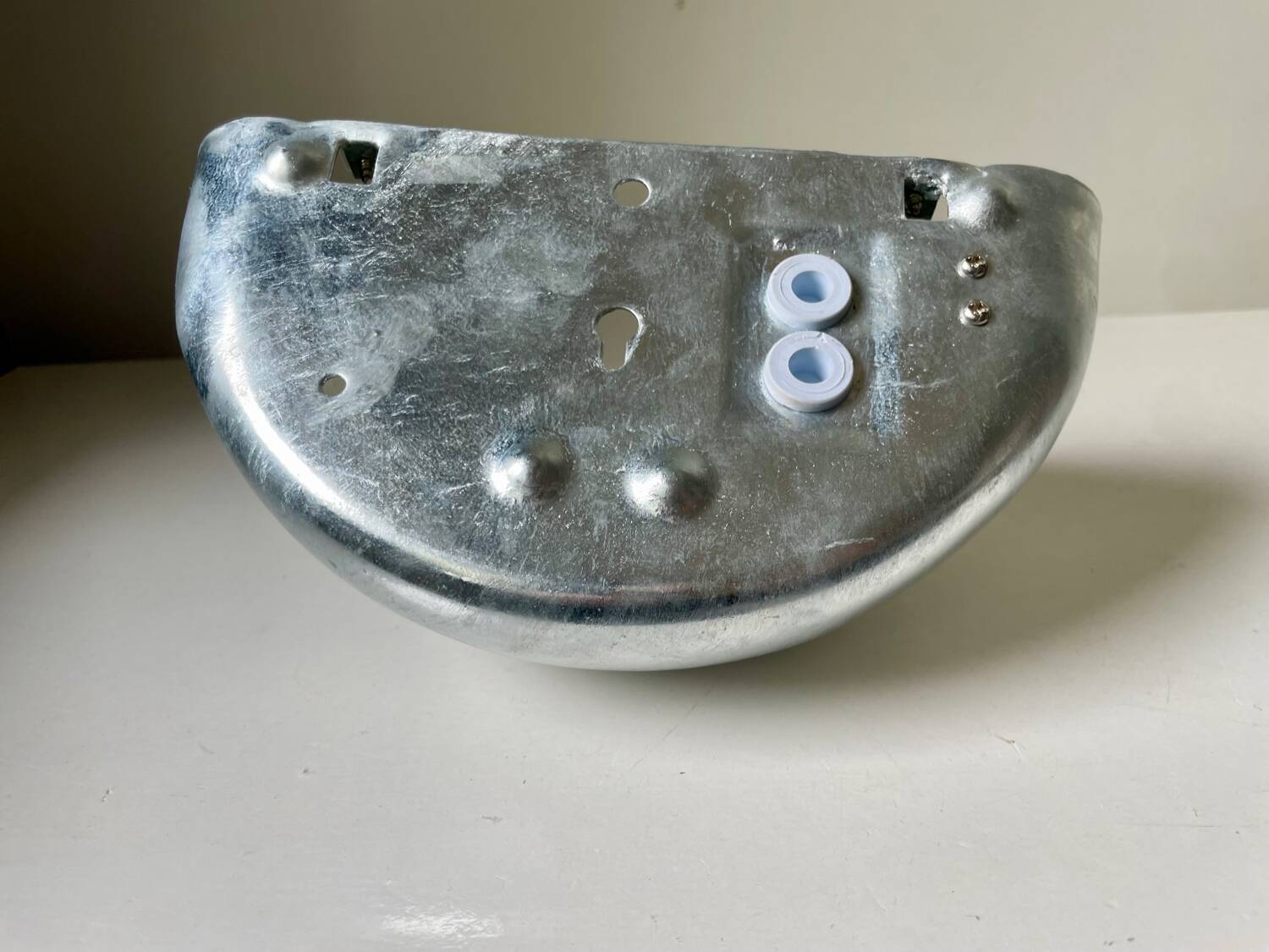 Danish Design Vintage Outdoor Wall Lamp in Galvanized Steel