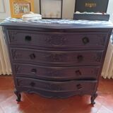 Louis XV style chest of drawers, restyled
