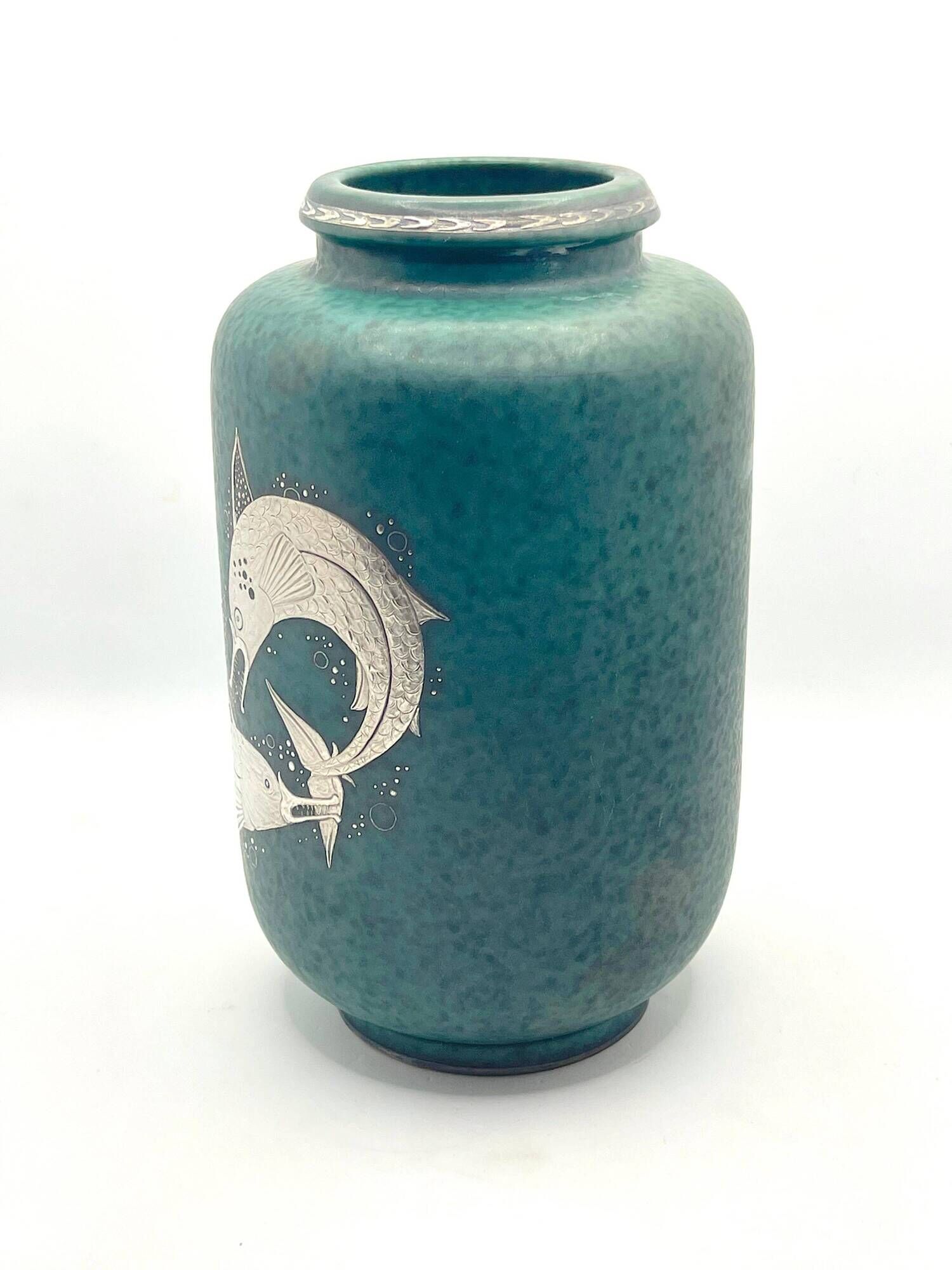 Vase wilhelm kate 'argenta' gustavsberg 1950