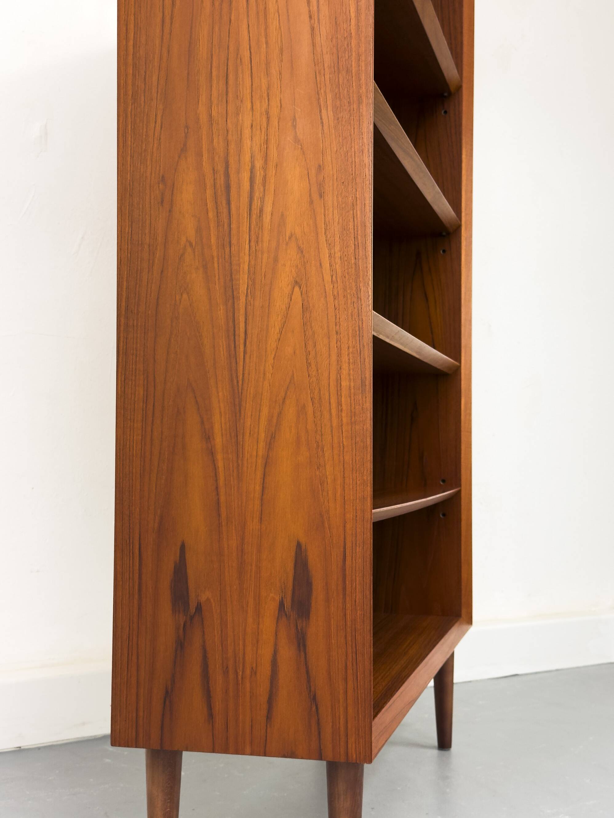 Vintage Danish Teak Bookcase by Chr. Linneberg, 1960s