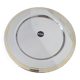 Alessi Ettore Sottsass / Assiette de service inox 18/10 et doré NG5100