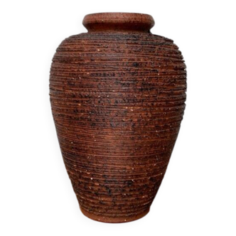 Vase from the Schamotte series, German brutalism from the mid-century by Spara Keramik, 1960s.